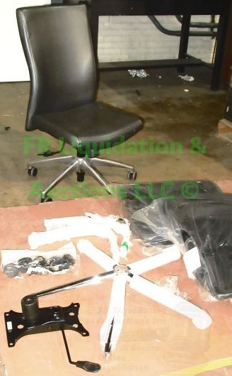 lot 232 image: Sitonit Seating office chairs, one assembled one unassembled