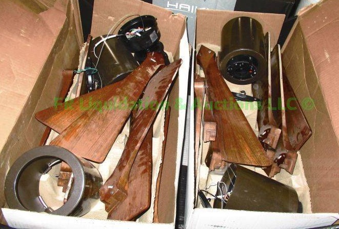 lot 255 image: Haiku ceiling fans, preowned 2 count