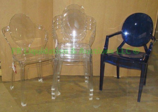 lot 272 image: Scab Design TiTi spoon chairs made with Makrolon, 5 total