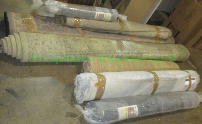 lot 277 image: Various large area rugs as shown, 7 count