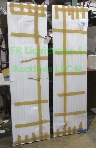 lot 290 image: Tall mirrors 75 x 21, 2 total