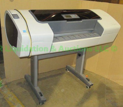lot 319 image: Hewlett Packard Designjet T1100 Invent Plotter Large Format Color Printer Q6683A