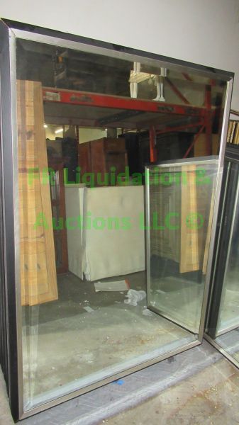 lot 321 image: Vibe mirror TV, Television appears in bottom of mirror, 5 total 42 x 57 each plus extra TVs