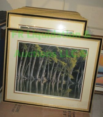 lot 324 image: Scott Teven framed prints, 46 total 40 x 48