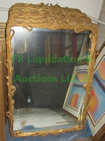 lot 326 image: Ornate wall mirrors, 12 total, 28 x 39