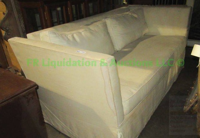 lot 365 image: Plush loveseat as shown