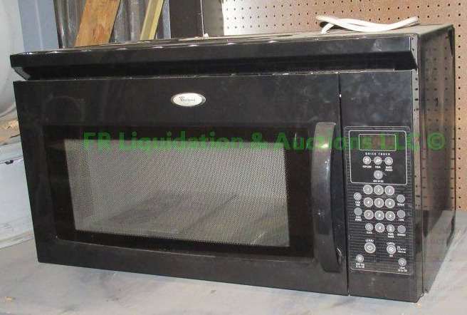 lot 377 image: Whirlpool model MH1160XSB-0 microwave oven