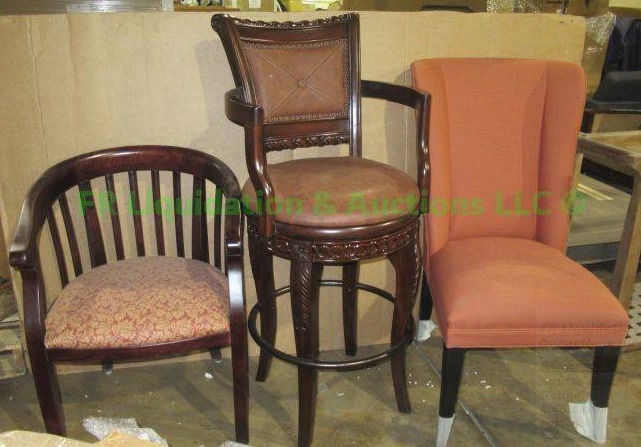 lot 456 image: Various occasional chairs as shown
