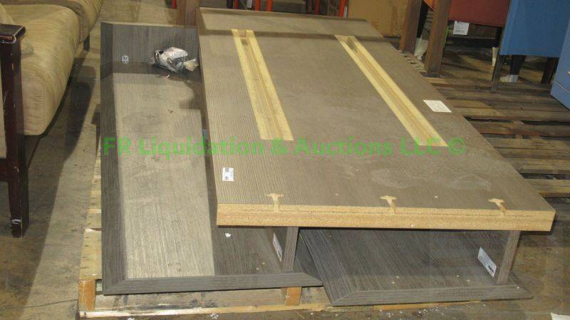 lot 464 image: Lacasse office furniture desk top system unassembled