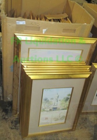 lot 467 image: Assorted framed prints, 32 total