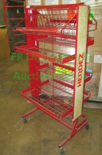 lot 480 image: Herdez 24 shop around store display racks unassembled in boxes, 17 total