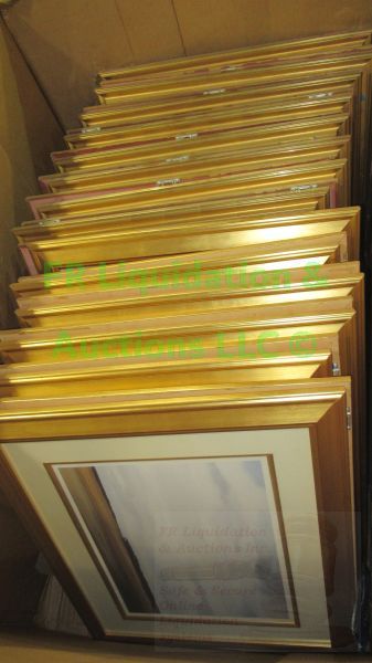 lot 481 image: Assorted framed prints from Ritz Carlton Dallas, 34 total