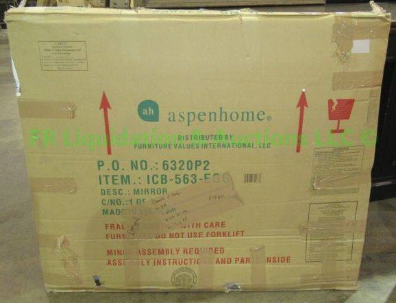 lot 498 image: Aspenhome wall mirror, 40 x 34
