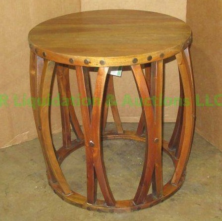 lot 496 image: Jeffan International accent table, 20 tall x 19 wide