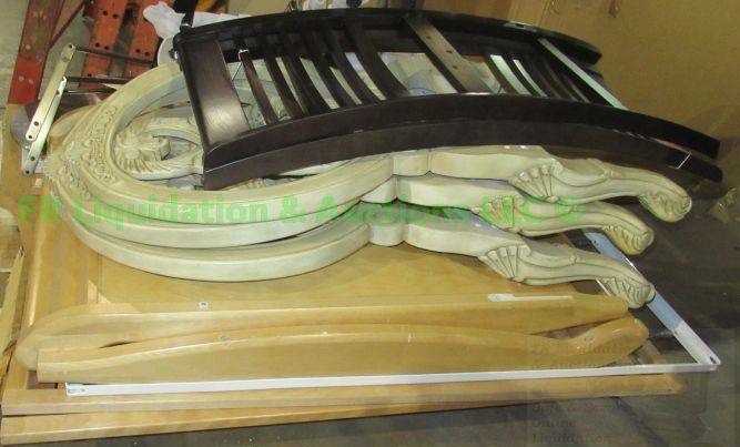 lot 514 image: Various chair parts and components
