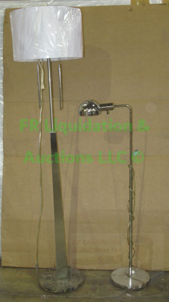 lot 515 image: Free standing occasional lamps, tallest is 67