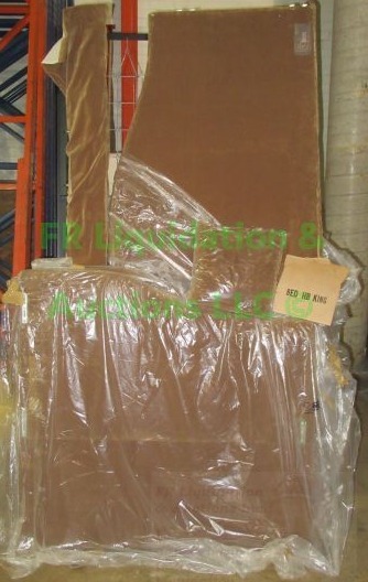 lot 518 image: Ballard designs king bed headboard
