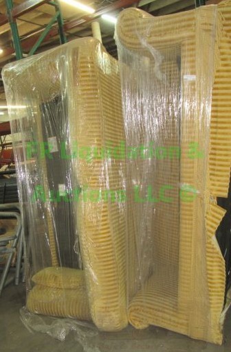 lot 555 image: Sherrill Furniture sleeper sofas, 2 count