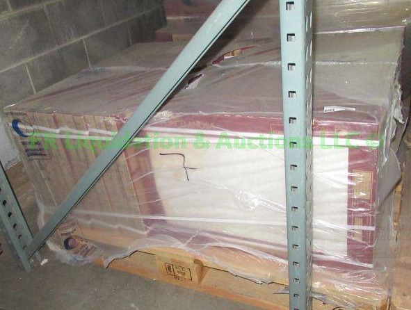 lot 523 image: Porcelanosa Itilian floor tiles 17 x 26 x 12 approx. Pallet full unopened boxes