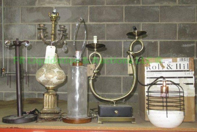 lot 534 image: Uttermost lighting accent lamps as shown
