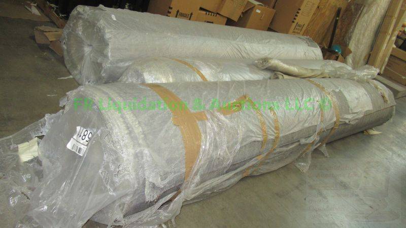 lot 553 image: Large rolled carpet, 3 rolls total