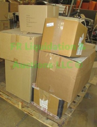 lot 569 image: Assorted boxed furniture on pallet