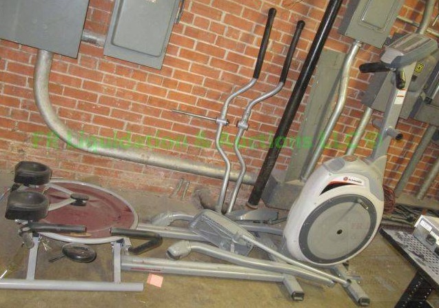lot 577 image: Schwinn eliptical and ab machine exercise equipment