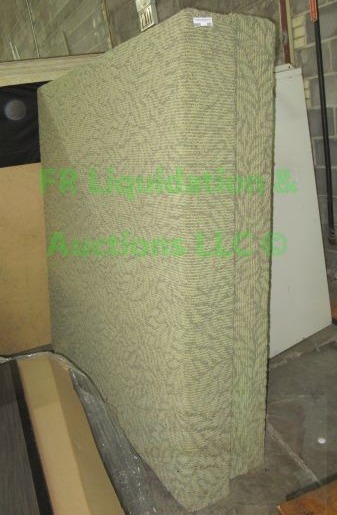 lot 601 image: Fabric covered display platforms, 67 x 66 x 8