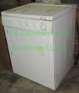 lot 593 image: Frigidaire gallery clothes dryer model FSE748GFS1