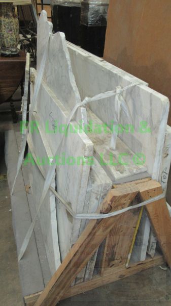 lot 626 image: Large Marble slabs as shown