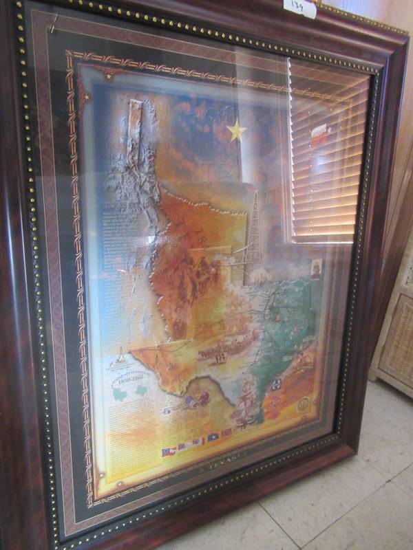 lot 139 image: ART INCLUDING THE STATE OF TEXAS AND ITS HISTORY, LARGE FLORAL PRINT AND 1976 CANADIAN GEESE PRINT SIGNED BY THE ARTIST JERI KLEIN AND NUMBERED 193900