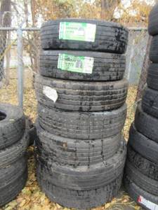 lot 16 image: GOODRIDE AND GEOSTAR TIRES IN ASSORTED SIZES USED TIRES