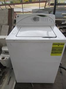 lot 41 image: GENERAL ELECTRIC WASHING MACHINE TOP LOADING WITH AUTO LOAD SENSING AND PRECISE TEMPERATURE CONTROL