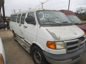 lot 81 image: 2000 DODGE RAM 3500 VAN, 5.9 V-8 MILEAGE, 89,524 MILES, ALL SEATS REMOVED, GREAT WORK VAN, COME AND PREVIEW CASH ONLY SALE CLEAR TITLE