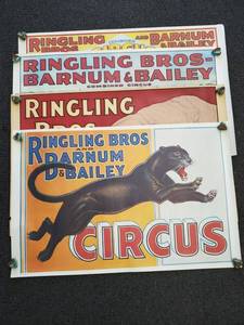 lot 75 image: Vintage Circus Posters
