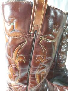 lot 63 image: Mens Leather Cowboy Boots