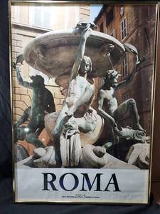 lot 64 image: Framed Rome Print