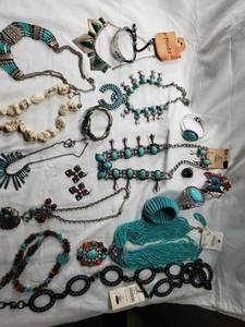 lot 68 image: Southwest Style Fashion Jewelry