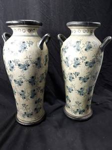 lot 95 image: Ceramic Vases - Pair