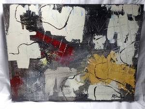 lot 112 image: Randy Groden Mixed Media Painting Dorritt