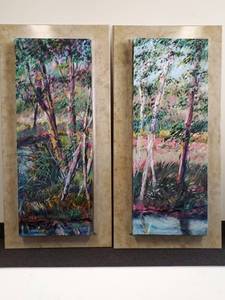 lot 120 image: Framed Original Landscape Paintings