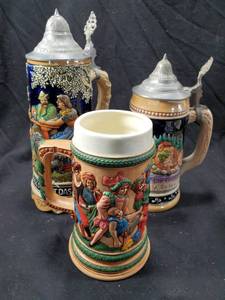 lot 134 image: Three German Steins