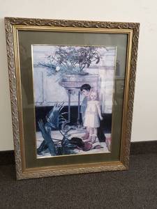 lot 150 image: Framed Print with Glass