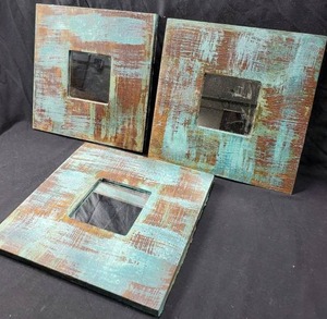 lot 157 image: Handpainted Mirrors by Lisa Steele