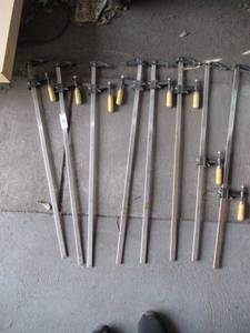 lot 54 image: WOOD WORKING CLAMPS