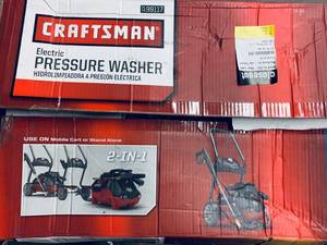 lot 1 image: Craftsman Electric Power Washer 71-99117 2050 Max PSI 1.4 Max GPM