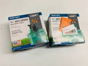 lot 16 image: Orbit 34 Sprinkler Valve Lot of 2