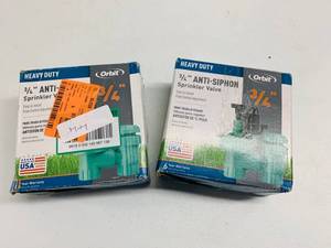 lot 17 image: Orbit 34 Sprinkler Valve Lot of 2