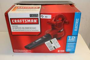 lot 41 image: Craftsman Electric Blower 71-30376 NEW