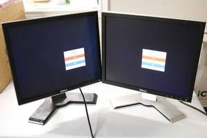 lot 47 image: Dell 17 Monitors - Lot of 2 w Power Cables